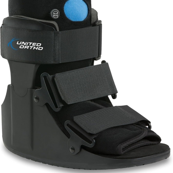 United Ortho Black Walking Boot - Picture 1 of 5